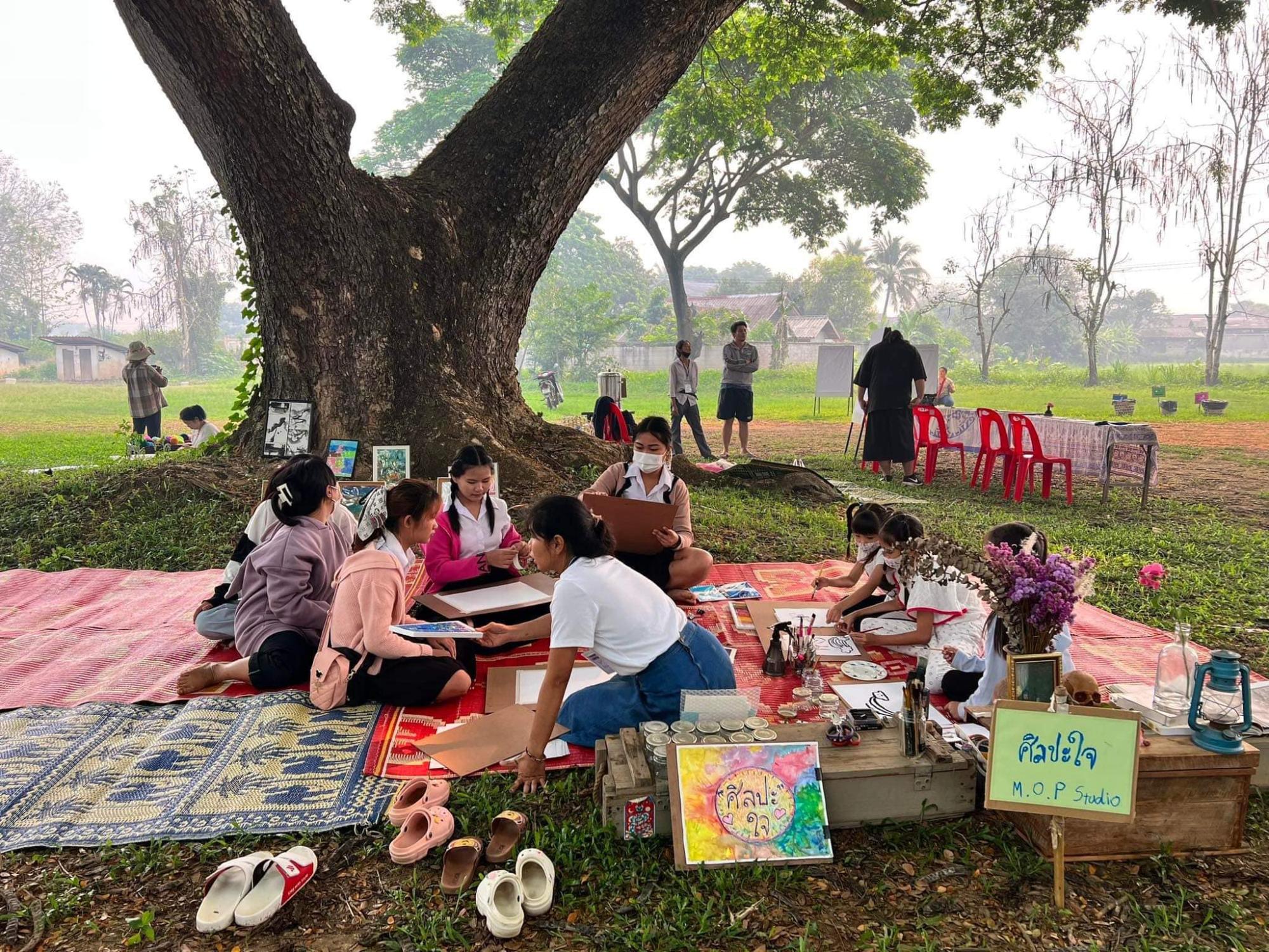 สถานีการเรียนรู้ ห้องเรียนใต่ร่มไม้ใหญ่ริมแม่น้ำปิง