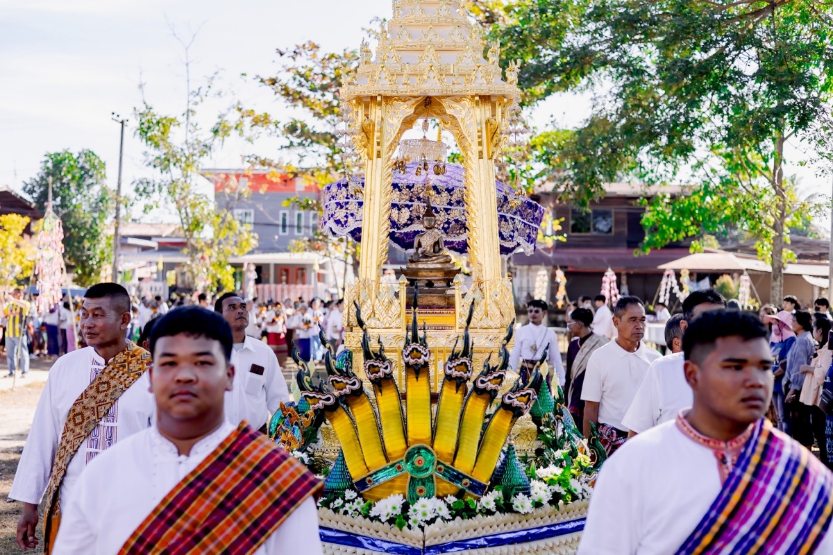 ‘งานสักการะหลวงพ่อพระเสี่ยง วัดเจริญศรี’ ประเพณีแห่งศรัทธาและความร่วมใจของประชาในท้องถิ่น