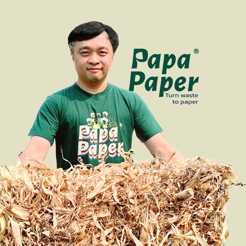 PAPA PAPER กระดาษทำมือจากเศษวัสดุการเกษตร